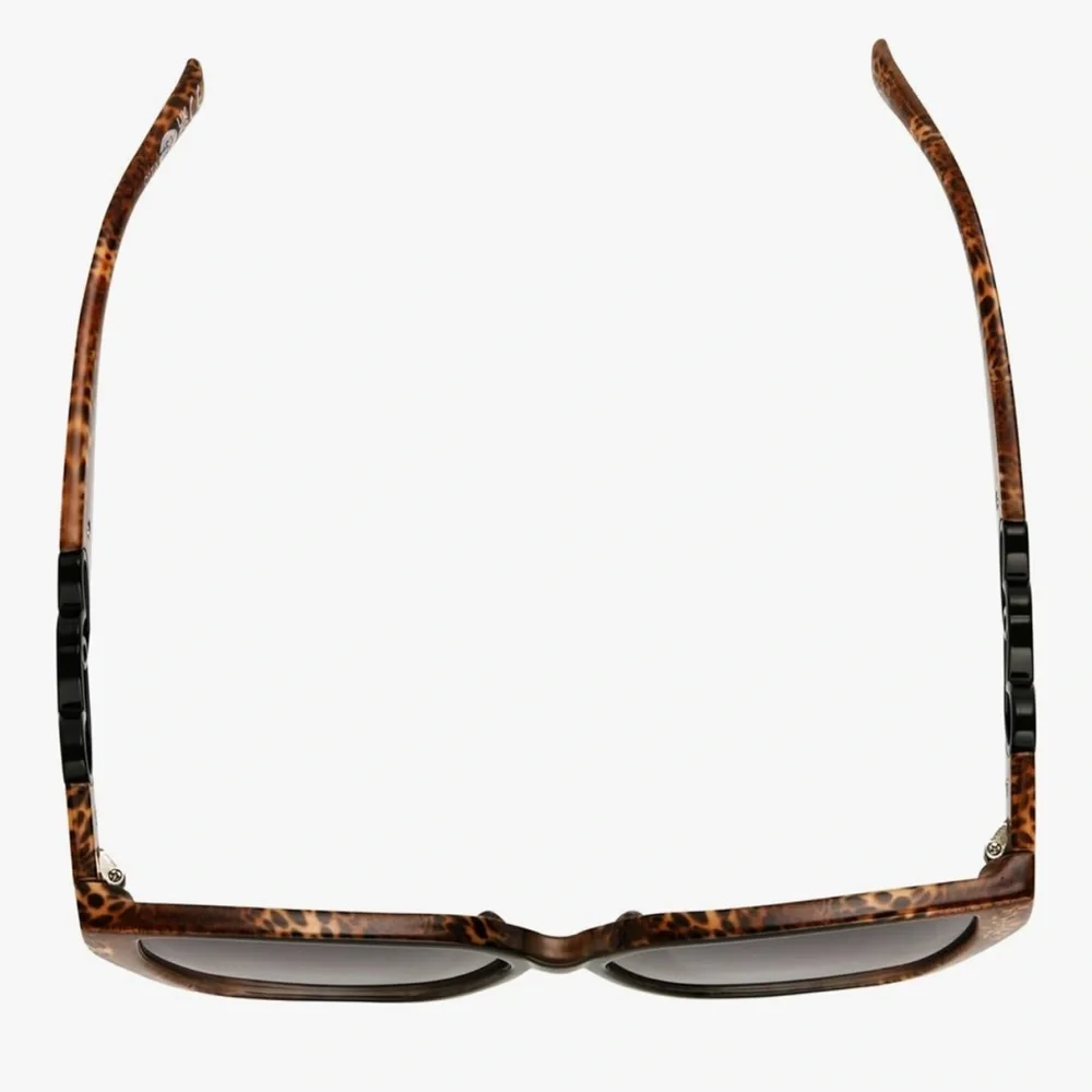 🆕 Betsey Johnson Women's Soul Shine Sunglasses Cateye, Leopard, 58 mm